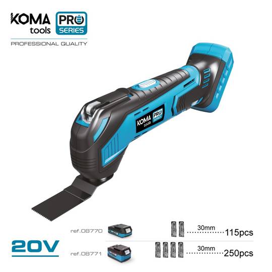 KOMA Tools 08765 20V multifunctioneel gereedschap
