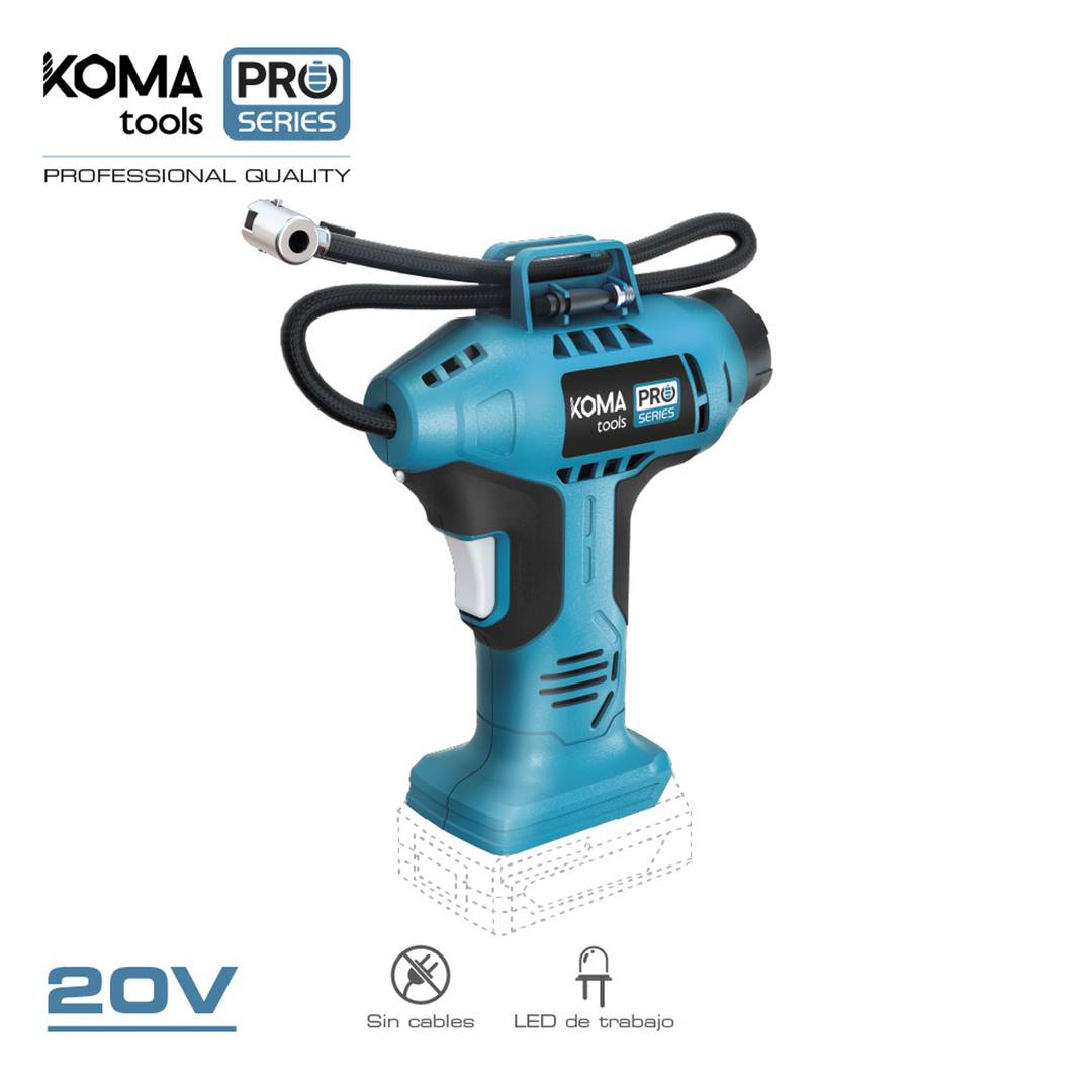 Compresseur d'air 7,5x22x25,5cm KOMA Tools 08782