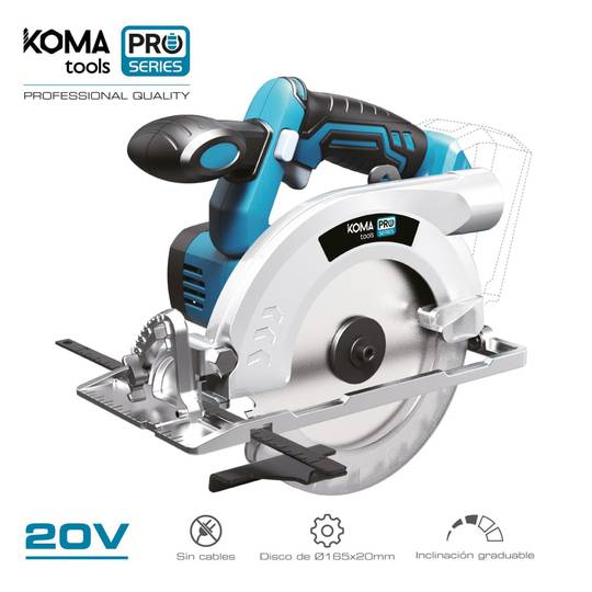 KOMA Tools 08764 20V Serra circular