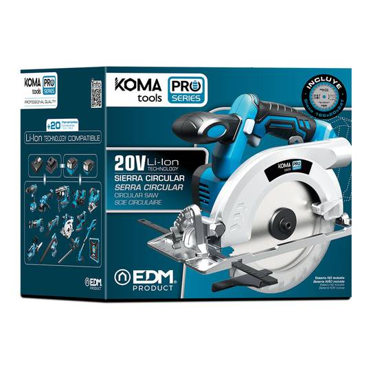 KOMA Tools 08764 20V Serra circular