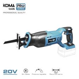 Sega universale serie Pro senza batteria o caricabatterie 20V 8,5x44x15,5 cm KOMA Tools 08776