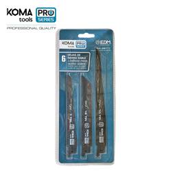Pack de 6 lames de rechange pour la série Pro Battery KOOMA Tools 08776