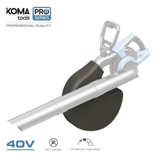 Bufador, aspirador i triturador de 40V (sense bateries ni carregador) KOMA Tools 08787