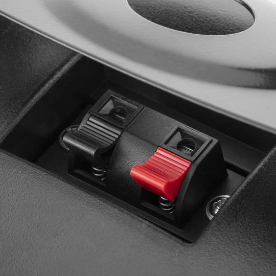 Altavoz de pared orientable de 40W para exterior negro