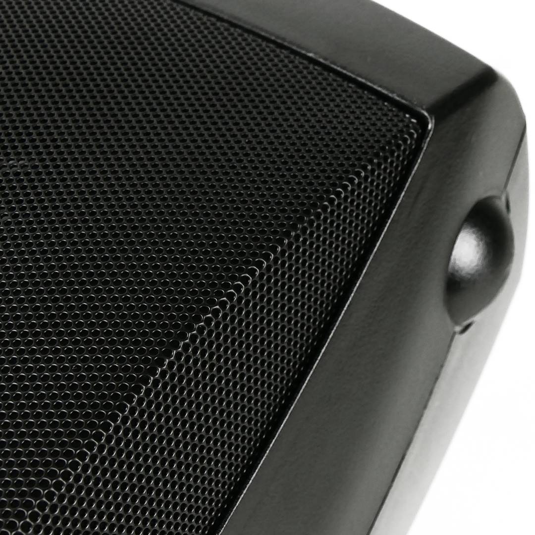 Altavoz de pared orientable de 40W para exterior negro