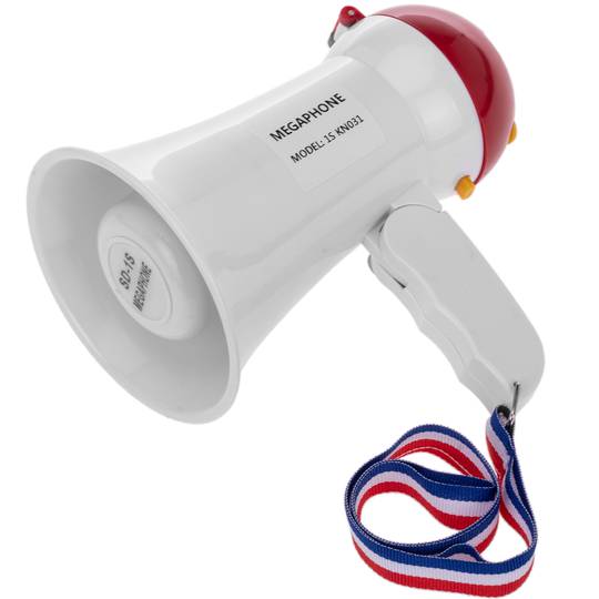 Megafon mit Sirene 5W