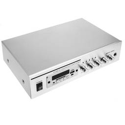 Professional sound amplifier 40W 110V 1 zone with AUX MIC FM MP3