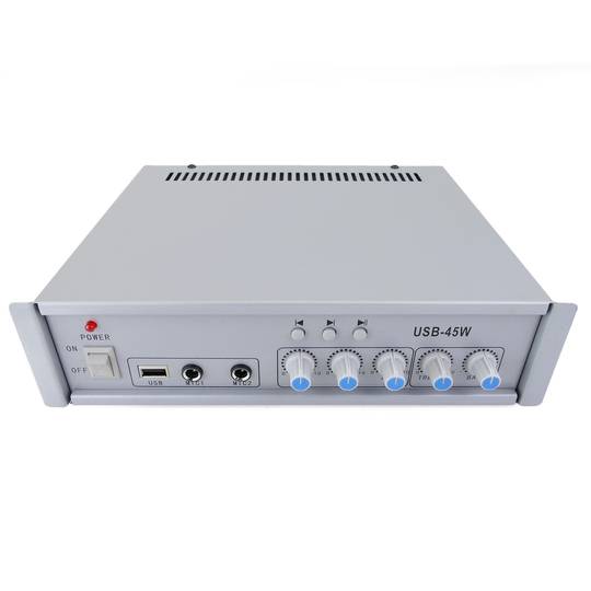 Professionelle Sound-Verstärker 45W 110V 1 Zone mit AUX MIC MP3