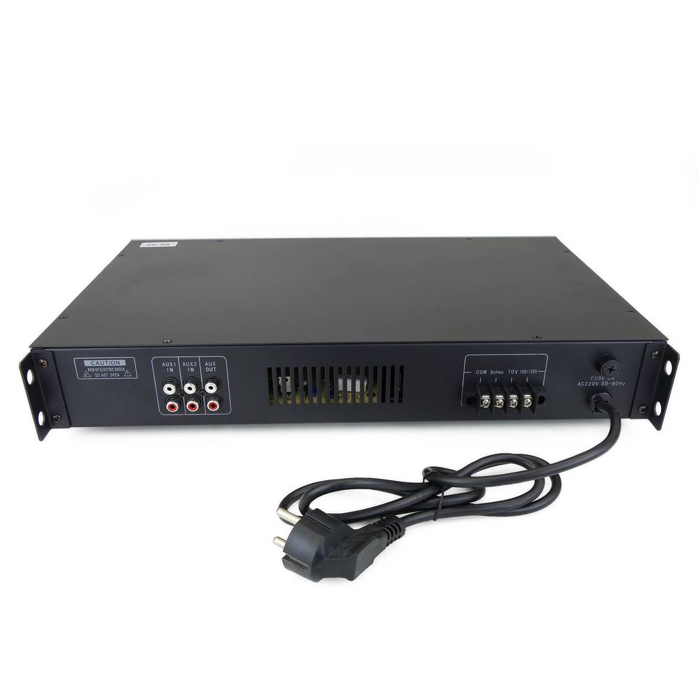 Professional sound amplifier 60W 110V 1 zone with AUX MIC MP3