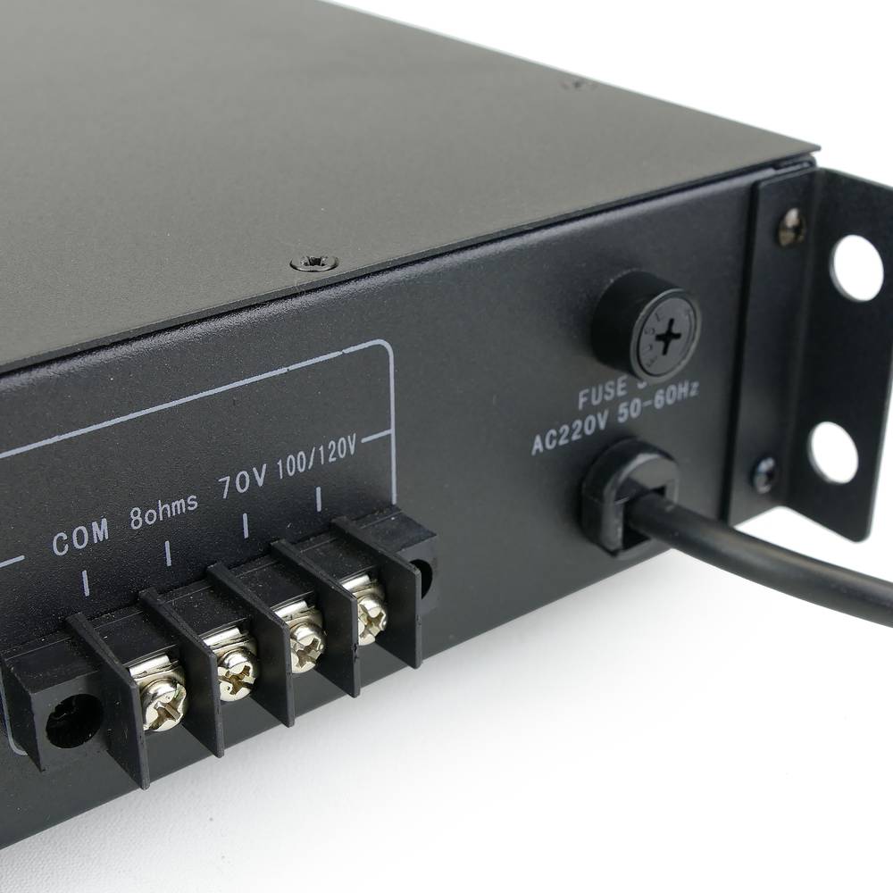 Professional sound amplifier 60W 110V 1 zone with AUX MIC MP3