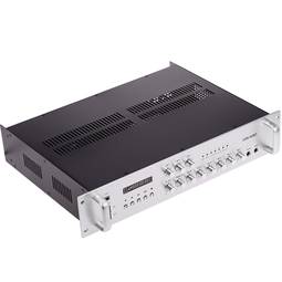 Professional sound amplifier 80W 110V 3 zones with MP3 AUX MIC rack
