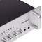 Amplificador para sonorización profesional de 80W 110V 3 zonas con MIC AUX MP3 rack