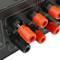 Versterker voor professioneel geluid van 240 W 110 V 4 zones met MIC AUX MP3-rek