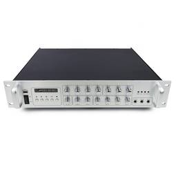 Professional sound amplifier 550W 110V 4 zones with MP3 AUX MIC rack