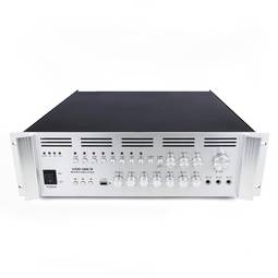 Amplificador de sonido profesional formato rack de 80 W 110 V con 3 zonas,  AUX, MIC y MP3 - Amplificador HiFi - Los mejores precios