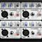 Amplificatore portatile a 8 canali per microfono Bluetooth linea MP3 120W RMS