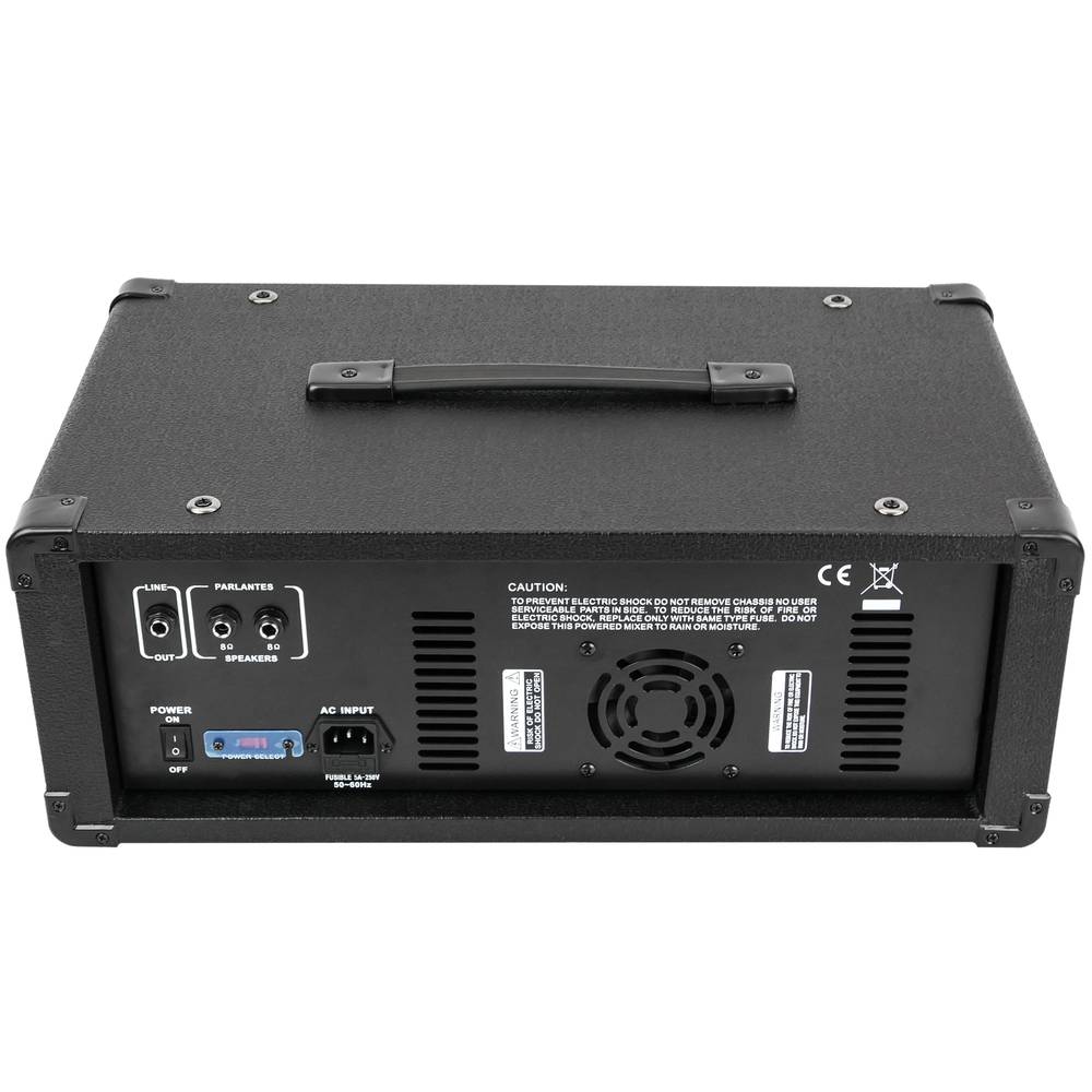 Amplificatore portatile a 8 canali per microfono Bluetooth linea MP3 120W RMS