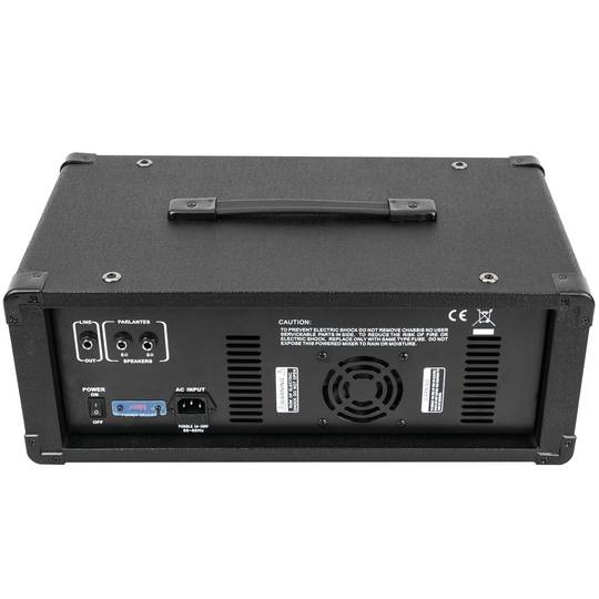 Amplificatore portatile a 8 canali per microfono Bluetooth linea MP3 120W RMS