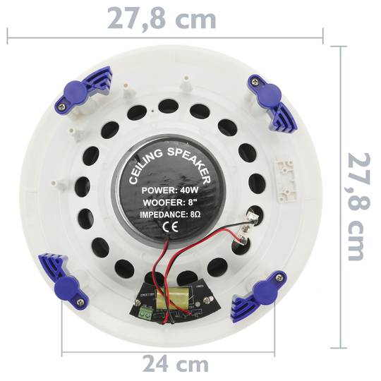 Altaveus de sostre Bluetooth amb amplificador 40W x2