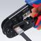 Alicate crimpador para terminais 190x70x18mm Knipex 975110SB