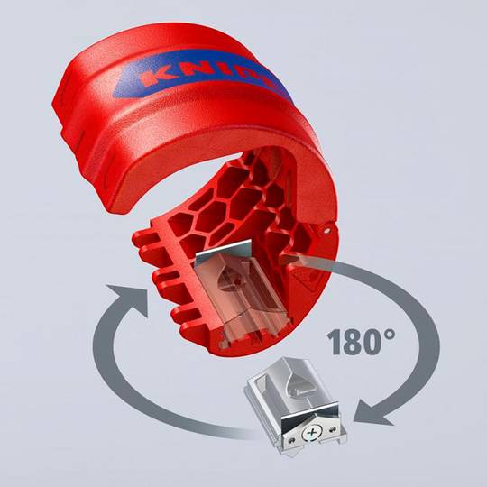 Tube cutter for plastic tubes and sealing sleeves Knipex 902210B