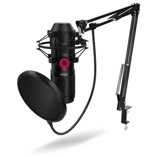 Krom Capsule Microphone Kit with Krom Articulating Stand NXKROMKPSL