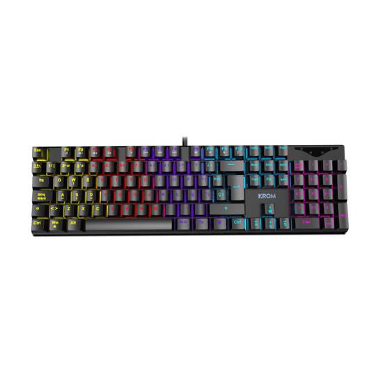 Teclado para juego Krom Kasic con RGB y USB de Krom NXKROMKASIC