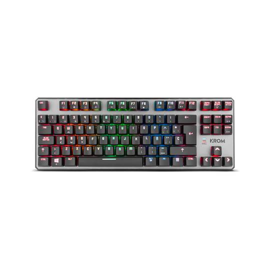 Clavier de jeu Krom Kernel TKL avec RVB mécanique et USB par Krom NXKROMKRNLTKL