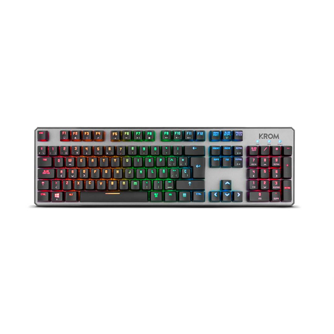 Teclado para juego Krom Kernel con RGB mecánico y USB de Krom NXKROMKRNL
