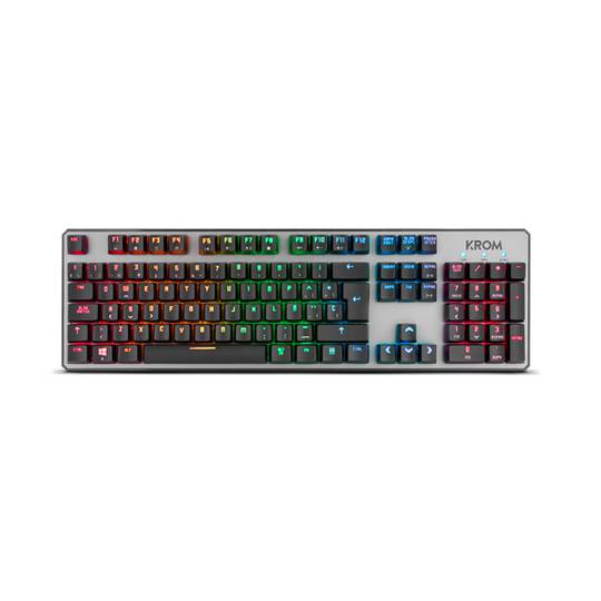 Teclado para juego Krom Kernel con RGB mecánico y USB de Krom NXKROMKRNL