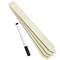 Cartellini di legno da 20 cm per etichettare le piante. Kit di 32 etichette di pali e 4 pennarello