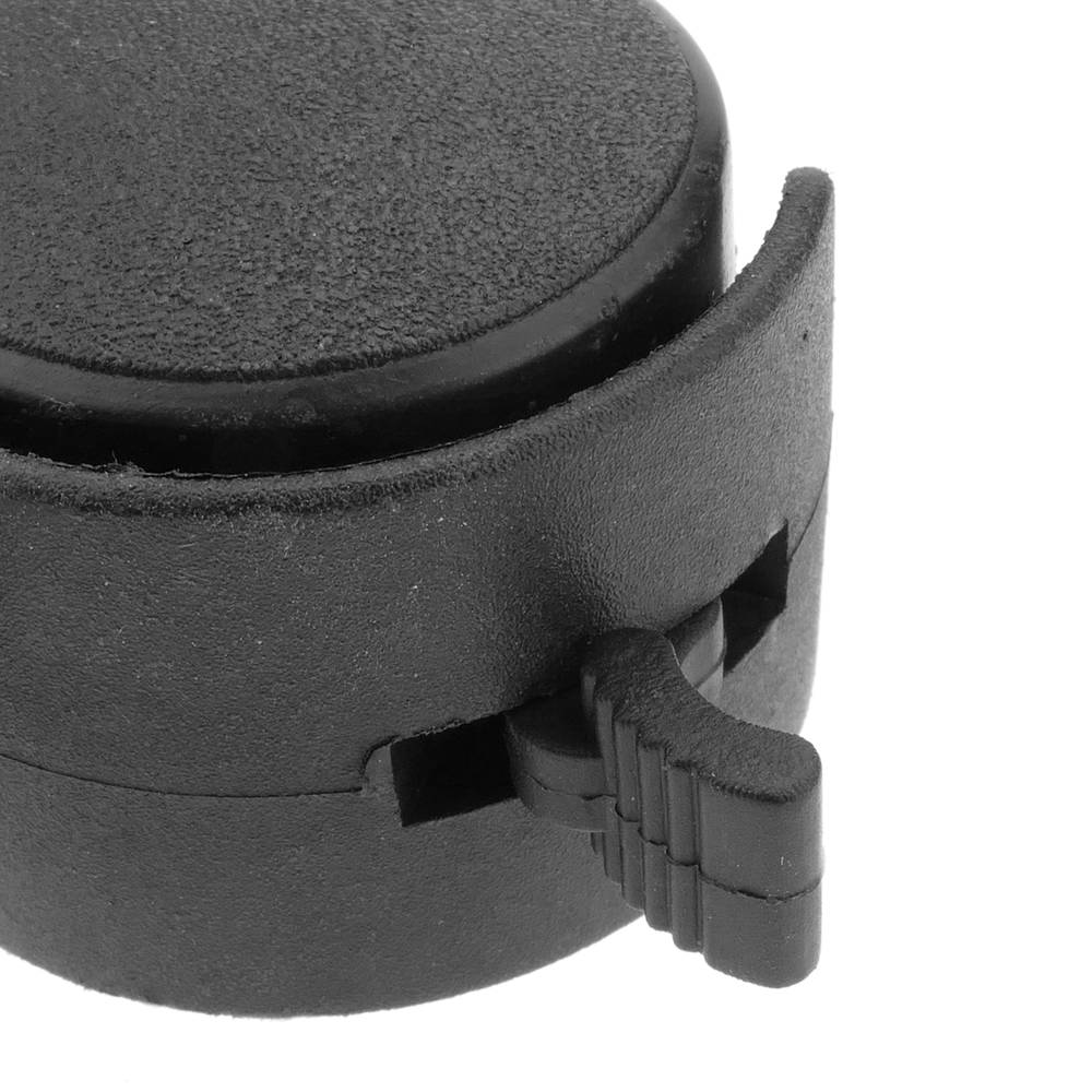 Draaibaar nylon wiel met rem 40 mm M6 4-pack