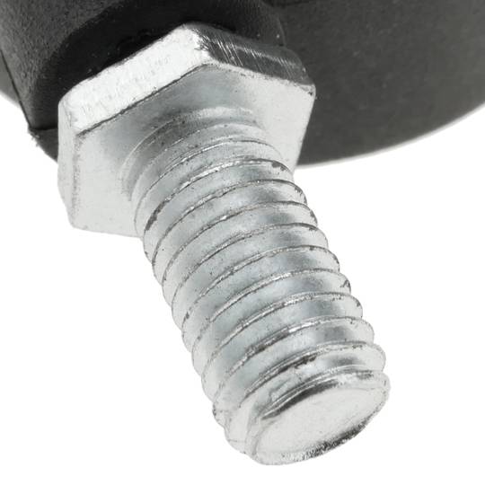 Draaibaar nylon wiel met rem 40 mm M6 4-pack