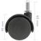 Roda pivotant de niló sense fre 40 mm M8 4 pack