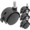Roda pivotante rodízio de náilon com freio 40 mm M8 4 pack