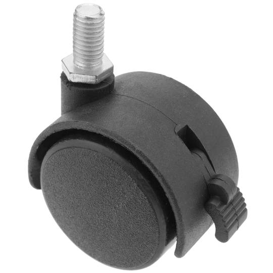 Roda pivotante rodízio de náilon com freio 40 mm M8 4 pack