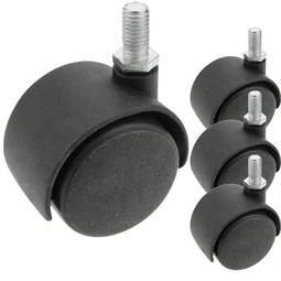 Roda pivotant de niló sense fre 40 mm M10 4 pack