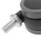 Roulettes pivotantes roue en nylon et PVC sans frein 34 mm M8 5 pack