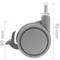 Roda pivotante rodízio de náilon e polipropileno com freio 60 mm M8 5 pack