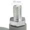 Rotelle pivotanti ruote di nylon e polipropilene con freno 60 mm M10 5 pack
