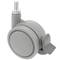 Rotelle pivotanti ruote di nylon e polipropilene con freno 60 mm M10 5 pack