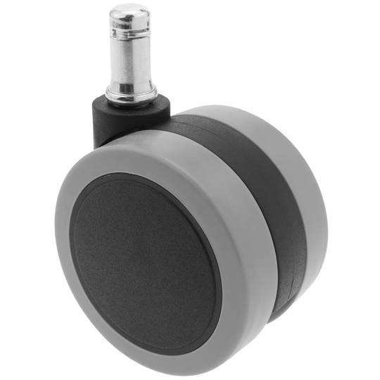 Wheel swivel castor of nylon and PVC without brake 65 mm M11 5 pack