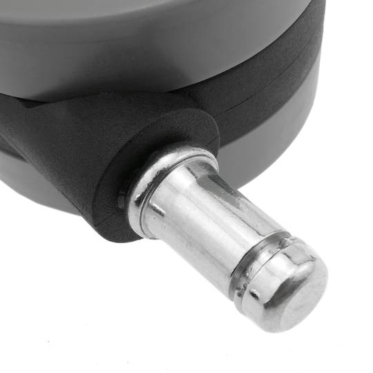 Wheel swivel castor of nylon and PVC with pressure brake 65 mm M11 5 pack