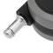 Wheel swivel castor of nylon and PVC with pressure brake 65 mm M11 5 pack