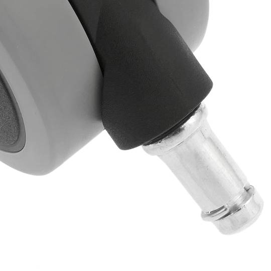 Wheel swivel castor of nylon and PVC with pressure brake 65 mm M11 5 pack
