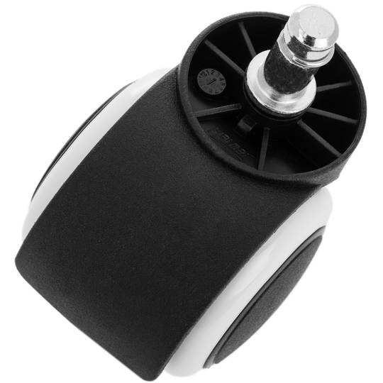 Roda pivotante rodízio de náilon e PVC branco sem freio 50 mm M11 5 pack