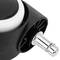 Roda pivotante rodízio de náilon e PVC branco sem freio 50 mm M11 5 pack