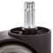 Roda pivotante rodízio de náilon e PVC cinzento sem freio 50 mm M10 5 pack