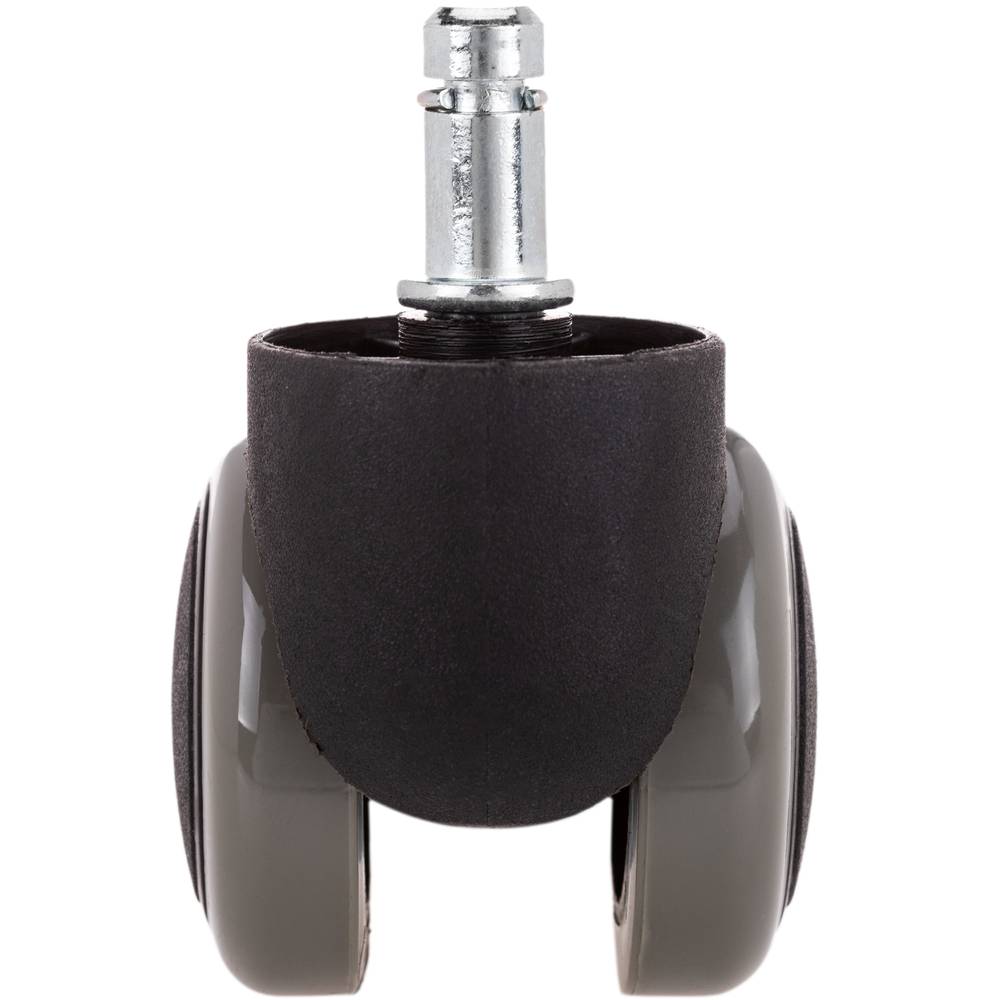 Roda pivotante rodízio de náilon e PVC cinzento sem freio 50 mm M10 5 pack