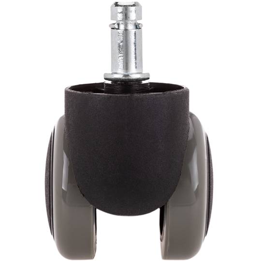 Roda pivotante rodízio de náilon e PVC cinzento sem freio 50 mm M10 5 pack